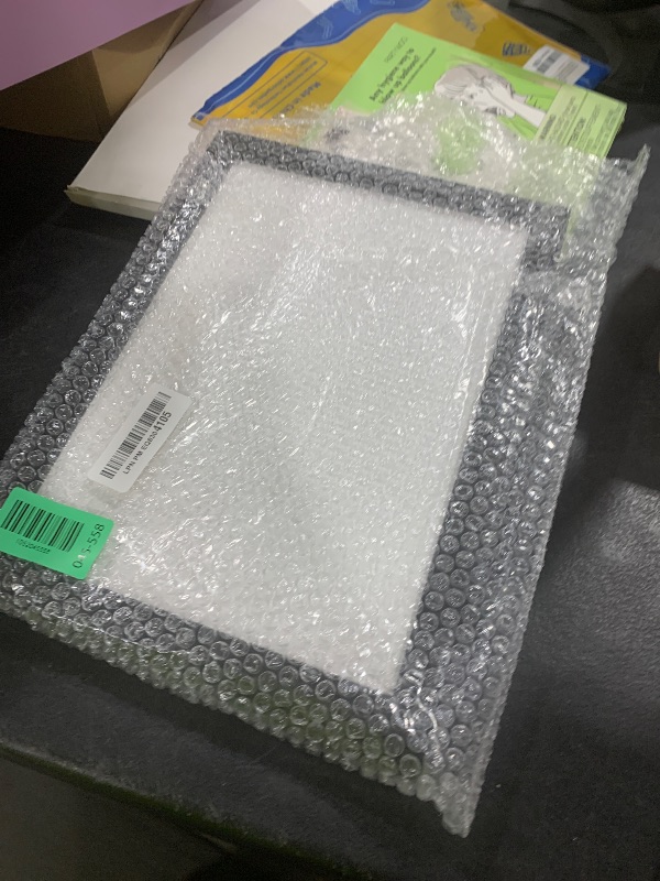 Photo 1 of Poster Palooza A4 8.25x11.75 Inches Frame Black Solid Wood Picture Frame | 0.75 Inch Moulding Width | Includes UV Acrylic Plexiglass, Foam Board Backing & Hanging Hardware