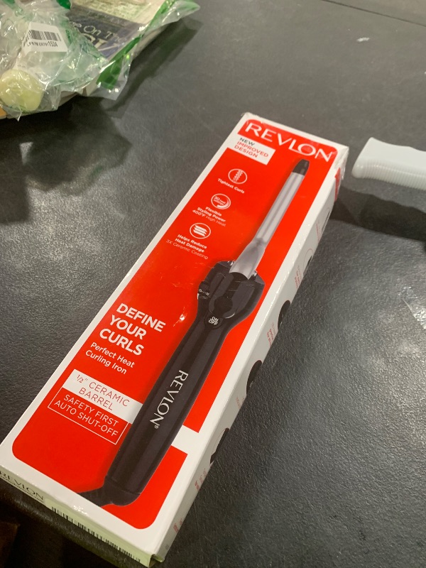 Photo 1 of Revlon Perfect Heat Triple Ceramic Curling Iron | For Silky Smooth Spiral Curls (1/2 in)