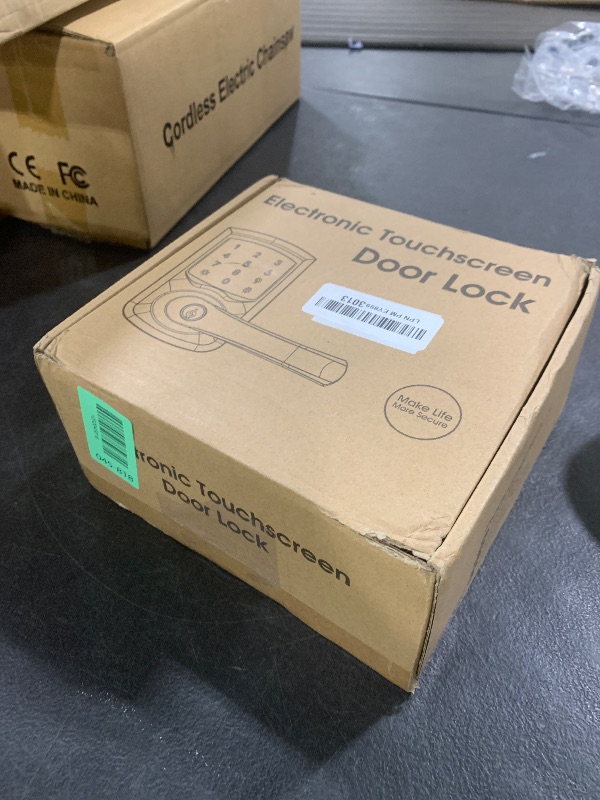 Photo 1 of HIDALIFE Keyless Entry Door Lock with Keypad and Handle for Front Doors, Touchscreen Deadbolt, Anti-peep Password, Auto-Locking, Matte Black