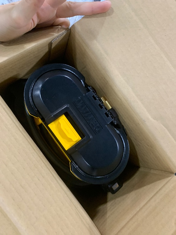 Photo 1 of DEWALT Tire Inflator Portable Air Compressor 20V MAX, Air Pump with Automatic Shut Off, LED Light, Tool Only (DCC020IB)