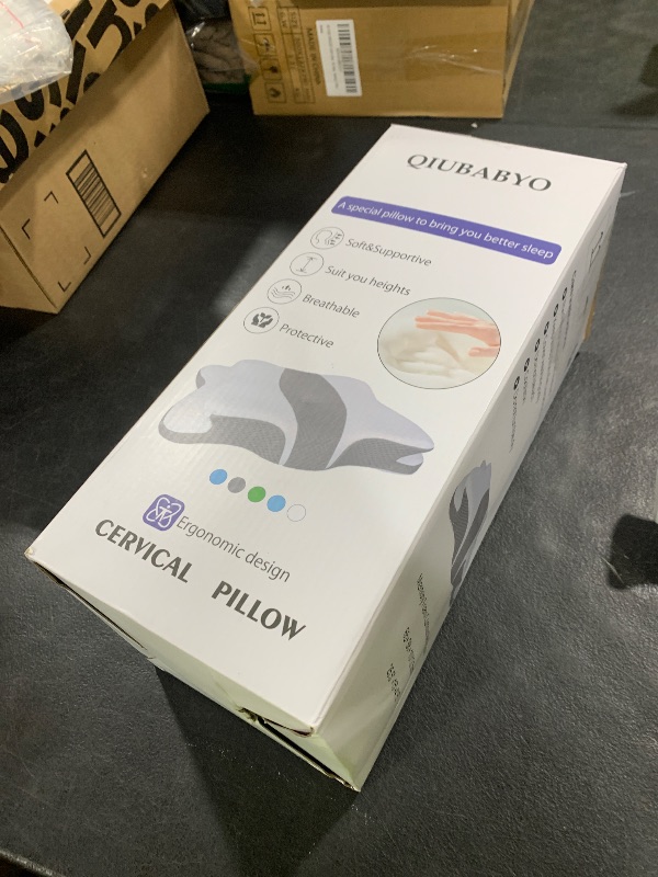 Photo 1 of Pain Relief Cervical Pillow for Neck Support,Adjustable Ergonomic Pillow Cozy Sleeping,Odorless Orthopedic Memory Foam Pillows,Contour Bed Pillow for Side Back Stomach Sleeper