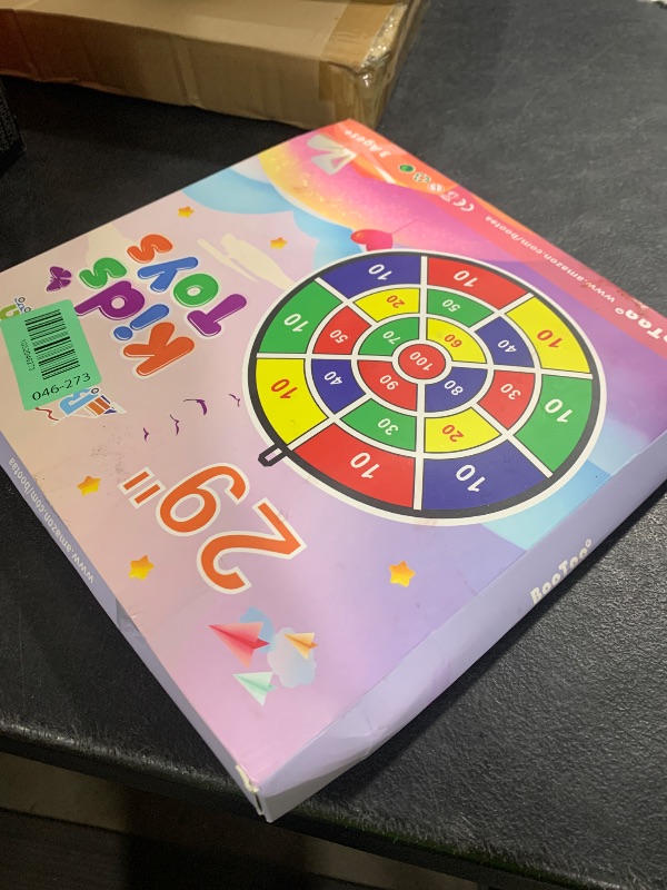 Photo 1 of 29" Large Dart Board for Kids, BooTaa Kids Dart Board with 12 Sticky Balls, Boys Toys, Indoor/Sport Outdoor Fun Party Play Game Toys, Birthday Gifts for 3 4 5 6 7 8 9 10 11 12 Year Old Boys Girls