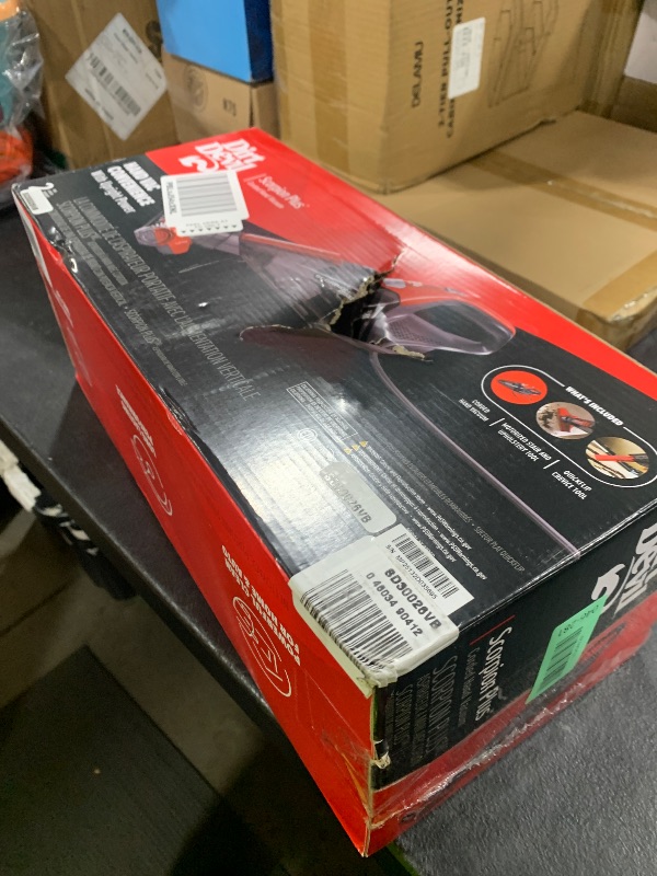 Photo 1 of Dirt Devil Scorpion Plus Handheld Vacuum Cleaner, Powerful Suction, Lightweight, Includes Pivoting Stair and Upholstery Tool, Crevice Tool, Corded Portable Vacuum Cleaner