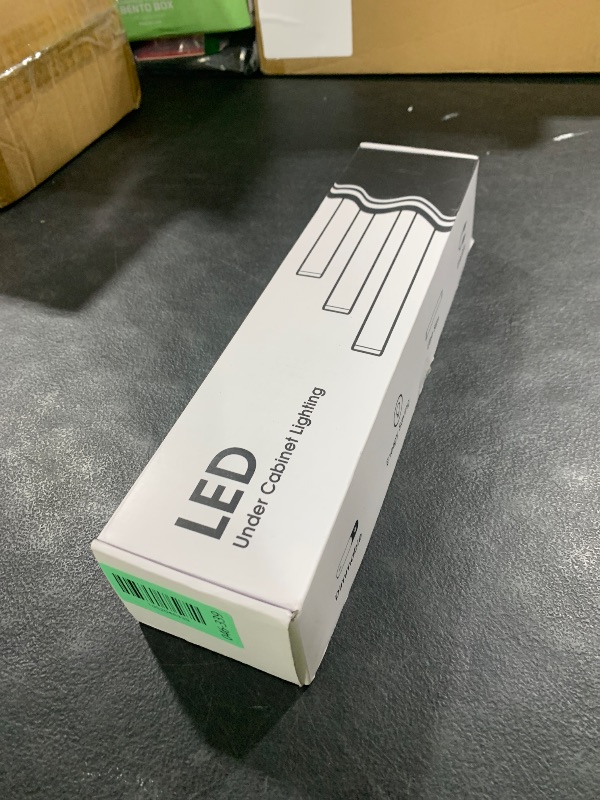 Photo 1 of ASOKO Under Cabinet Led Light Plug in, Dimmable Daylight White 4500K, 3 Pack 12 inch Linkable Led Under Counter Lights for Kitchen, Shelf, Workbench, Cupboard, ETL Listed Plug 24V, UNO-LK 4500K