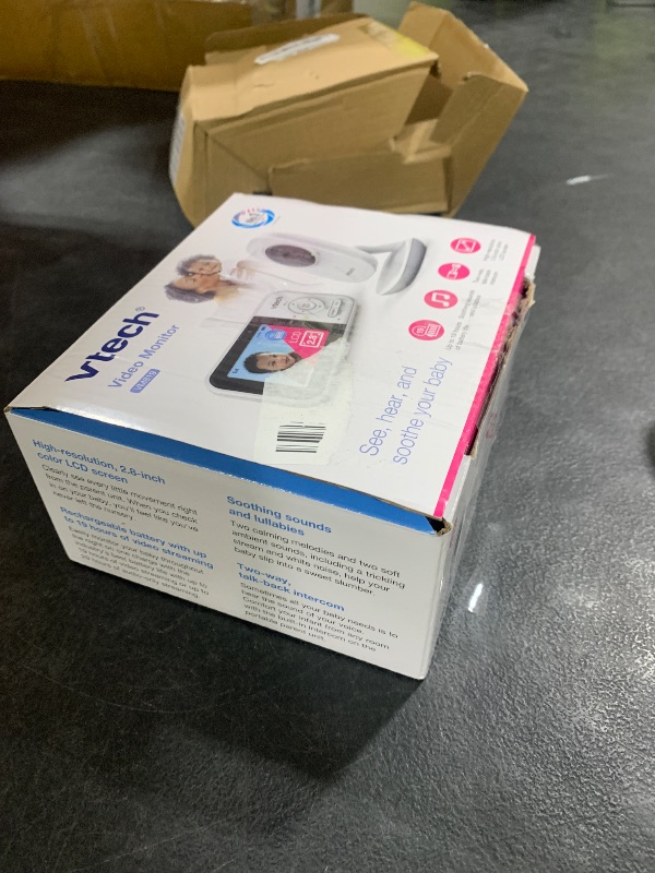 Photo 1 of VTech VM819 Baby Monitor with Camera and Audio, 2.8” Screen Portable Baby Camera, Night Vision, 2-Way Audio, Temperature Sensor and Lullabies, Secure Transmission No WiFi, Ideal for Baby/Elderly/Pet