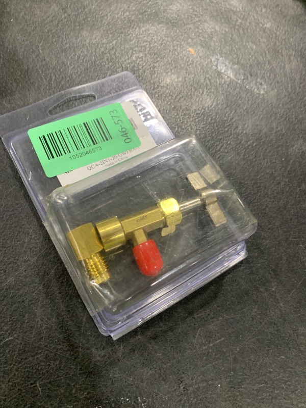 Photo 1 of Orion Motor Tech R134a Can Tap, Puncture Style R134a Refrigerant Dispenser with Tank Adapter for 1/4" and 1/2" AC Charging Hoses for Refilling Automotive Truck SUV and Other Air Conditioning Systems