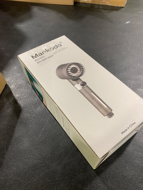 Photo 1 of Filtered Shower Head with Handheld & High Pressure - Ion Drops Shower Head with 75" Stainless Hose for Hard Water | 3 Spray Modes Shower with 10 Replaceable Filters