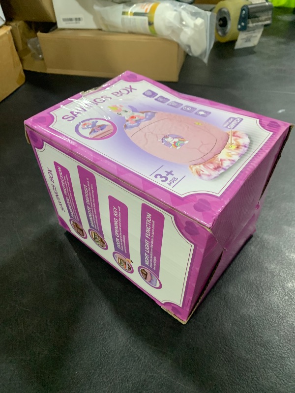 Photo 1 of Refasy Electronic Piggy Bank for Girls Age 3-12, Cash Coin Safe ATM Bank Piggy Banks for Kids Money Bank Toy with Music, Easter Birthday Gifts Toys for 3 4 5 6 7 8 9 10 11 12 Year Old Girls (Pink)