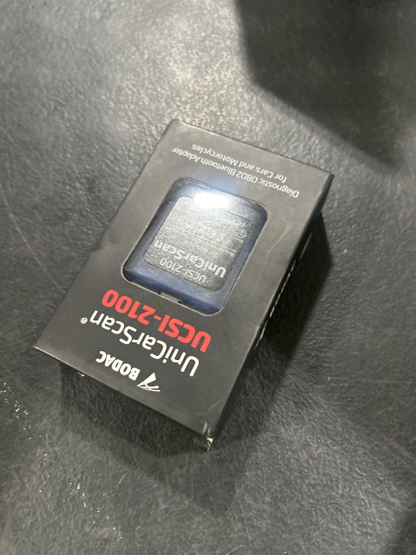 Photo 1 of UniCarScan UCSI-2100 OBD2 Bluetooth 4.0 Scanner for BimmerCode & MotoScan, Works with iOS, Android & Windows