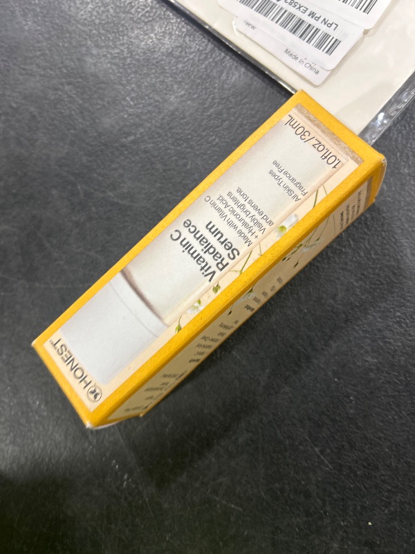 Photo 1 of Honest Beauty Vitamin C Radiance Serum | Improves + Brightens Skin Tone and Complexion | Gentle for Sensitive Skin, Fragrance Free, Vegan | 1 fl oz