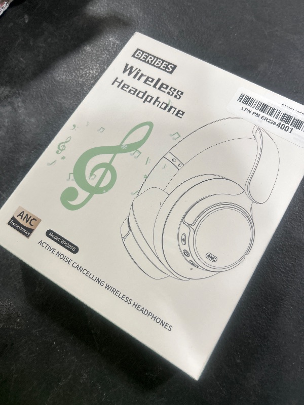 Photo 1 of BERIBES Upgraded Hybrid Active Noise Cancelling Headphones with Transparent Modes,70H Playtime Bluetooth Headphones Wireless Bluetooth with Mic, Deep Bass,3.5MM Cable,Soft-Earpads,Fast Charging-Black