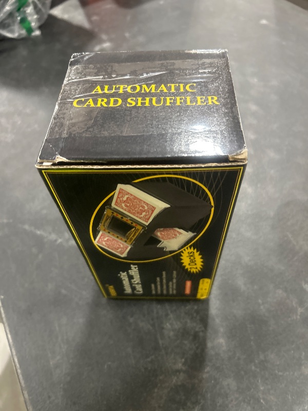Photo 1 of FEIERYA Automatic Card Shuffler 2 Deck,Battery-Operated Electric UNO Poker Shuffler,Playing Card Shuffler for Home Card Game,Travel