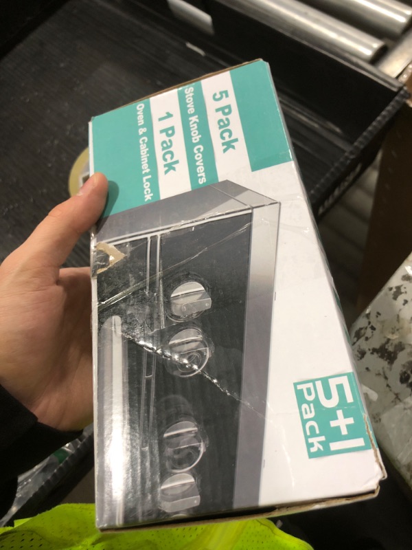 Photo 1 of Mom's Choice Gold Awards Winner - Stove Knob Covers for Child Safety (5 + 1 Pack) Double-Key Design and Upgraded Universal Size Gas Knob Covers Clear View Childproof Oven Knob Covers for Kids and Pets