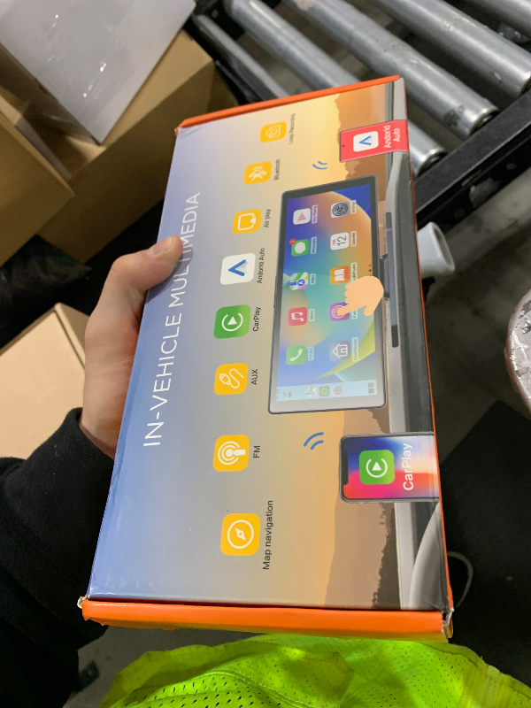 Photo 1 of Wireless Carplay Screen for Car,10.26 inch Portable Car Play & Android Auto Touch Screen,4K Front & Rear Backup Camera Car Stereo,Loop Recording,GPS, Voice Control,Mirror Link,FM,AUX for All Vehicles