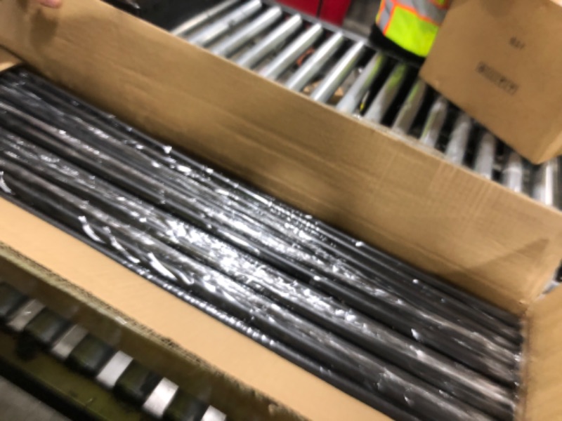 Photo 1 of HZIU 100 Pack Deck Balusters 36" x 3/4" Staircase Baluster, Diameter 3/4" Metal Deck Spindle and Stairs Railing,Hollow Round Black Deck Balusters for Deck Railing Porch ?                                                                                     