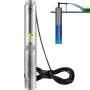 Photo 1 of VEVOR Deep Well Submersible Pump, 3HP/2200W 230V/60Hz, 37GPM Flow 640 ft Head, with 33 ft Electric Cord, 4 inch Stainless Steel Water Pumps for Industrial, Irrigation & Home Use, IP68 Waterproof Grade