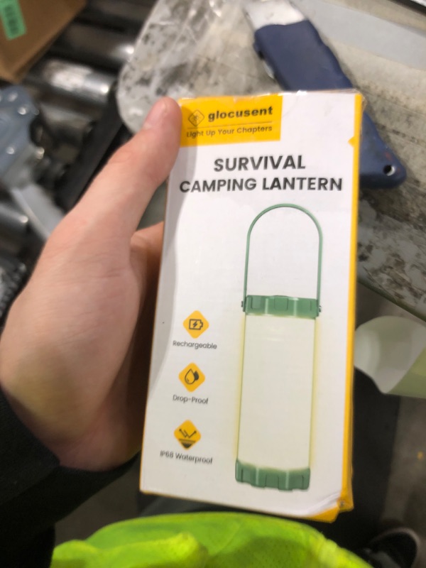 Photo 1 of Glocusent 106 LED Camping Lantern Rechargeable, Up to 80Hrs, 5000mAh Lantern with 5 Brightness 3 Modes & SOS, IP68 Waterproof, Max 1200LM, Camping Light for Power Outages Hiking Emergency Hurricane