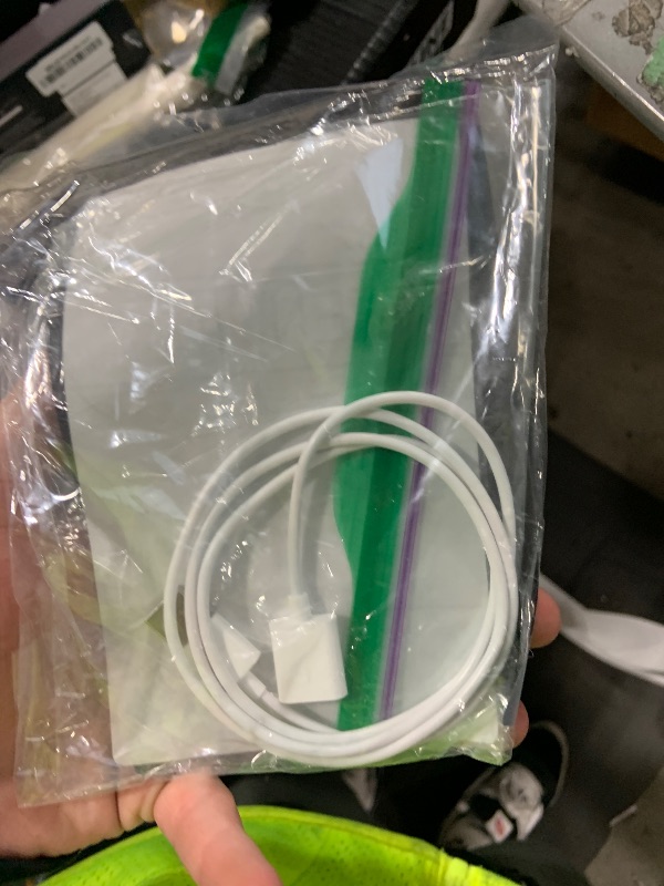 Photo 1 of TechMatte Charging Adapter Electronic Cable Compatible with Apple Pencil 1st Generation, Male to Female Flexible Connector, Laptop (White-3 Feet)