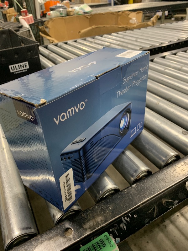 Photo 1 of vamvo Mini Projector WiFi Portable Movie Projectors, Outdoor Projector with Stylish streamlined Design, Smartphones and Tablets Can Easy Connection to Video Projectors