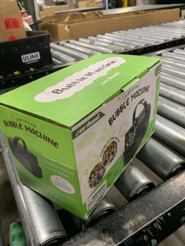 Photo 1 of Bubble Machine Durable Automatic Bubble Blower, 18000+ Big Bubbles Per Minute Bubbles for Kids Toddlers Bubble Maker Operated by Plugin or Batteries Bubble Toys for Indoor Outdoor Birthday Party