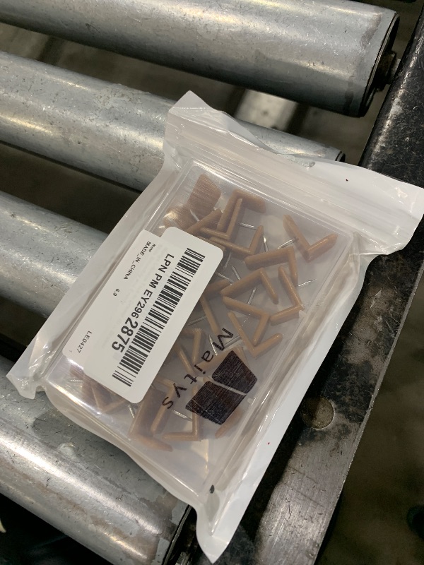 Photo 1 of Maitys L-Shape Tack-in Drawer Glide Brown Furniture Slider Tack Glide for Repairing Dressers, Making The Drawer Slide Smoothly and Evenly