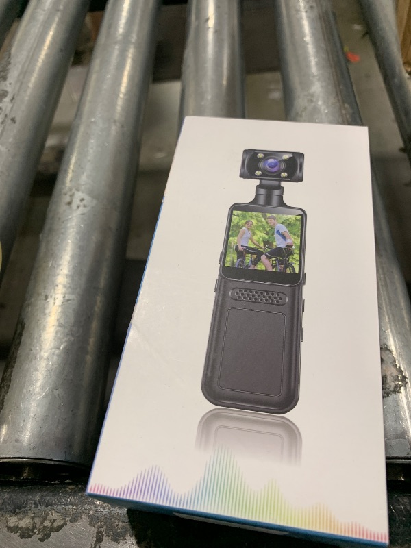 Photo 1 of Fenpos 128G 4K Body Clip Camera with Audio and Video Recording FHD Mini Handheld Body Worn Cam Portable Small Personal Camcorder Sport Action Outdoor Video Recorder.