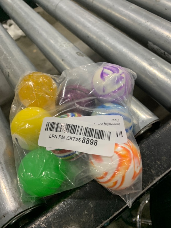 Photo 1 of Large Bouncy Balls Assorted Pack 8 psc 1.77 inch 45 mm - Super Ball for Toddlers and Adults Party Favors Pinata Filler Goodie Bags Stuffers for Kids - Treasure Box Toys for Classroom Carnival Prizesf