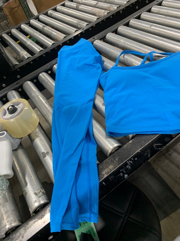 Photo 1 of SIZE SMALL WORK OUT SET BLUE 