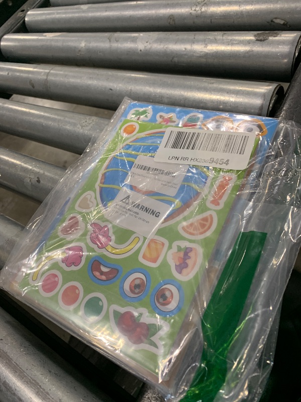Photo 1 of DUJAA 27 Sheets Donut Stickers for Kids, DIY Art Crafts, Make Your Own Donut Stickers, Mix and Match Sweets and Treats Fruit, Birthday Gifts, Teacher Reward
