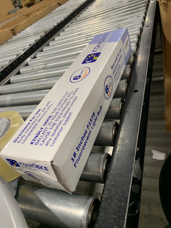 Photo 1 of 18 Inch F15T8/CW T8 15W Fluorescent Light Bulb Cool White Compatible for Philips GE F15T8/SP41 Replacement Bulb G13 Base 6 Count