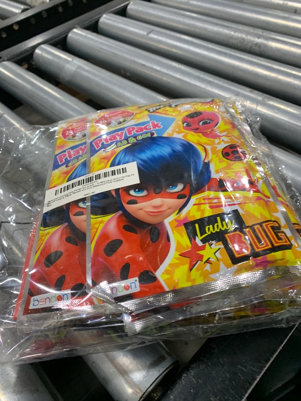Photo 1 of Miraculous Ladybug Party Favors Set Bundle ~ 12 Miraculous Grab n Go Play Packs with Coloring Pages, Stickers and More (Miraculous Party Supplies)