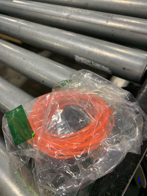 Photo 1 of MaxLax EL Wire Orange, 9.8ft/3m Portable Battery Pack Neon Light Strip 360° Cuttable Glowing Rope Lights for Parties, Halloween, DIY Decoration