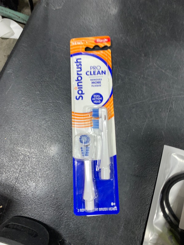 Photo 1 of Spinbrush PRO Clean Replacement Heads, Electric Toothbrush Refills, Medium Bristles, 2 Count