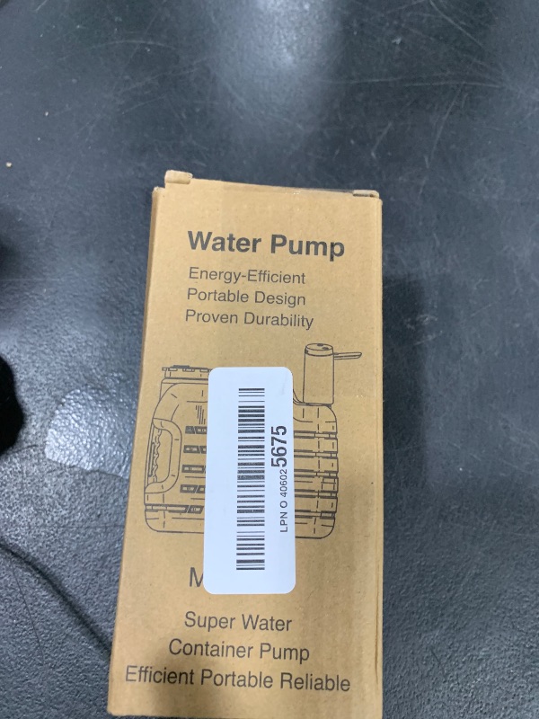 Photo 1 of Automatic Touch Control Water Pump,Only for 5 Gallon,4.8, 3.5, 3.2Gal Camping Water Containers, Green Portable Foldable Helical Water Faucet,Type-C Rechargeable Water Dispenser for Outdoors Hiking
