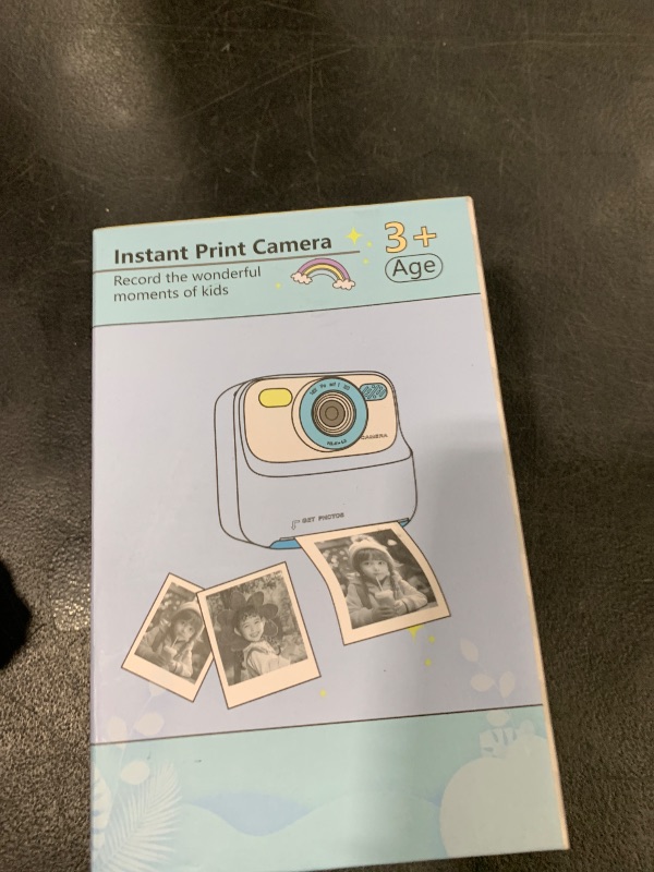 Photo 1 of Kids Instant Digital Cameras for Boys and Girls, 1080P HD Dual-Lens Selfie Digital Camera with Print Paper & 32G Card, Christmas Birthday Gifts Toys for Toddler and Teenagers Age 3-16 Years Old