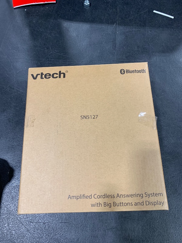 Photo 1 of VTech Amplified Cordless Senior Phone with Answering Machine, Call Blocking, 90dB Ringer, Audio Assist, Big Buttons