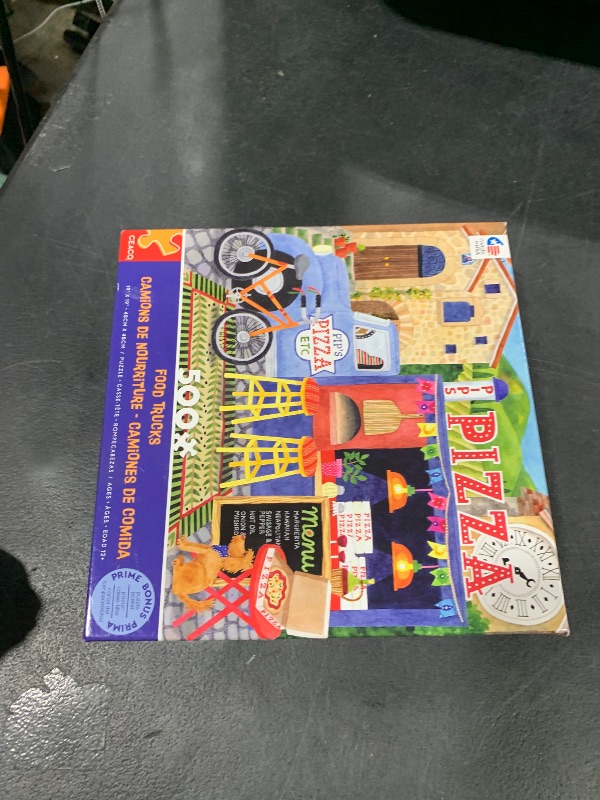 Photo 1 of Ceaco - Food Trucks - Pip's Pizza Truck - 500 Piece Jigsaw Puzzle