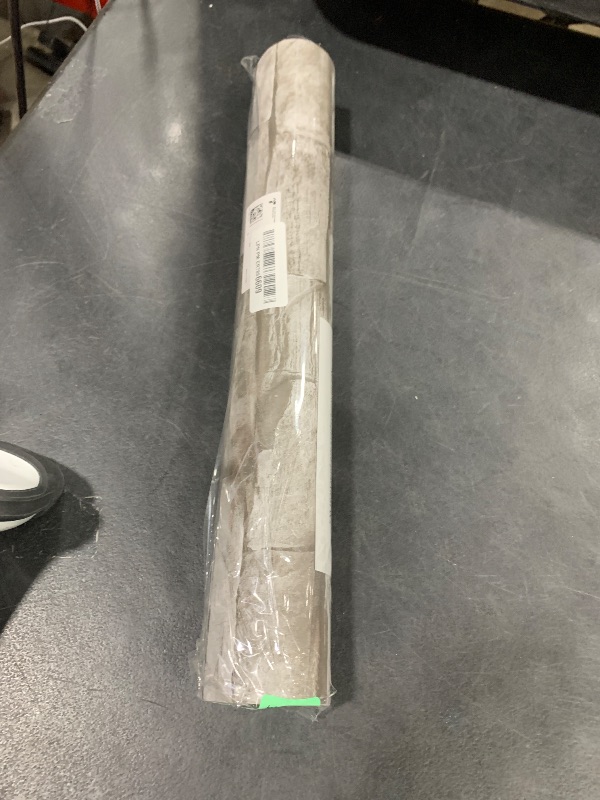 Photo 1 of practicalWs Brick Wallpaper Peel and Stick Wallpaper 17.71" x 590.5", Grey Faux Stone Rock Wallpaper, Removable Self Adhesive Contact Paper, Backsplash Decorative Wall Paper, Easy to Install