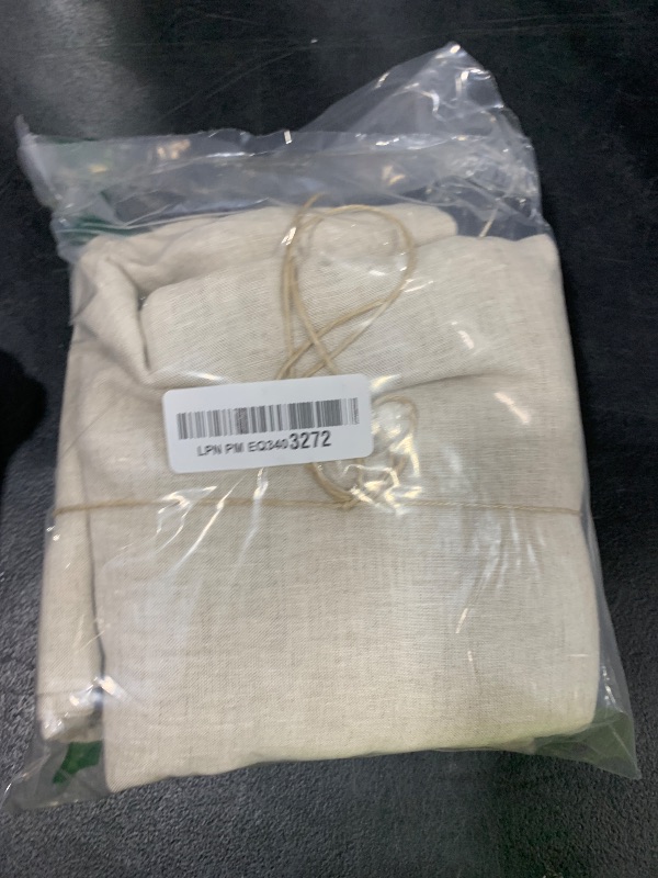 Photo 1 of ATLINIA Linen Pillow Cases King Size - 20"x 36" Pillowcase Set of 2, Button Closure Cooling Breathable Pillow Cover, Bed Flax Linen Cotton Blend Farmhouse Netural Pillow Sham Linen Color