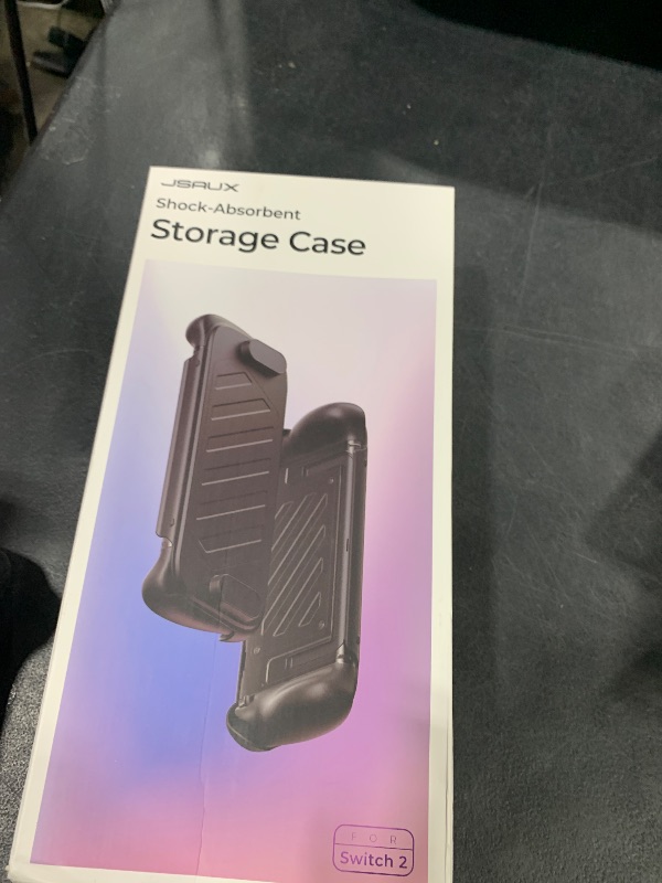 Photo 1 of JSAUX Split Protective Case for Nintendo Switch 2, TPU Middle Frame & PC Front Cover, Non-Slip Ergonomic Grip, Storage for 10 Game Cards, Supports Stand Use, Shock Absorption & Anti-Scratch-PC0114