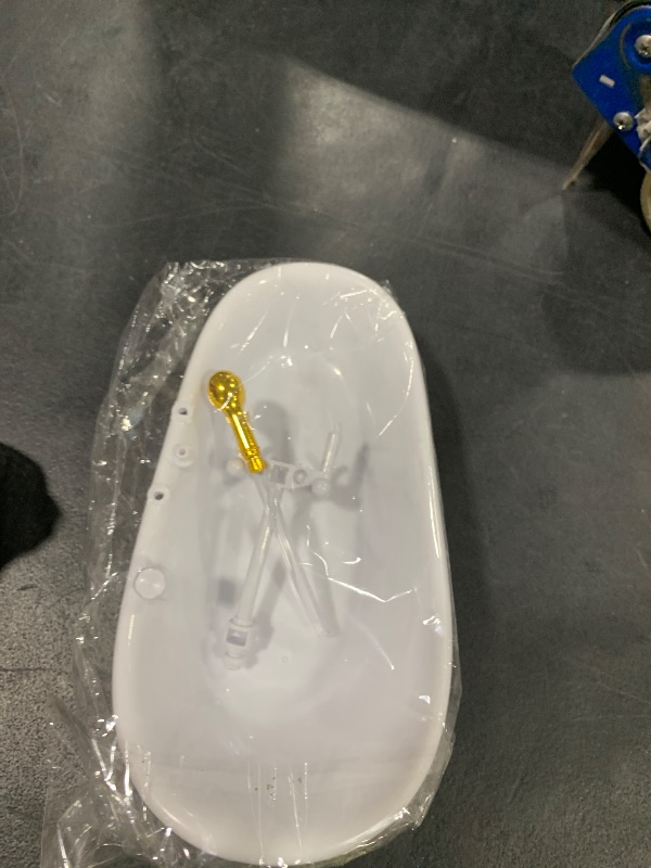 Photo 1 of Totority Doll Bathing Tub, Electric Water Spraying Bathtub Swimming Pool with Sprayer for Doll Doll Bathtub with Light and Sound