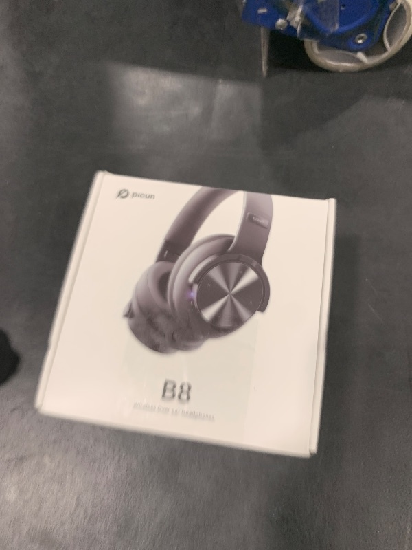 Photo 1 of Picun B8 Bluetooth Headphones, 120H Playtime Headphone Wireless Bluetooth with 3 EQ Modes, Low Latency, Hands-Free Calls, Over Ear Headphones for Travel Home Office Cellphone PC Black