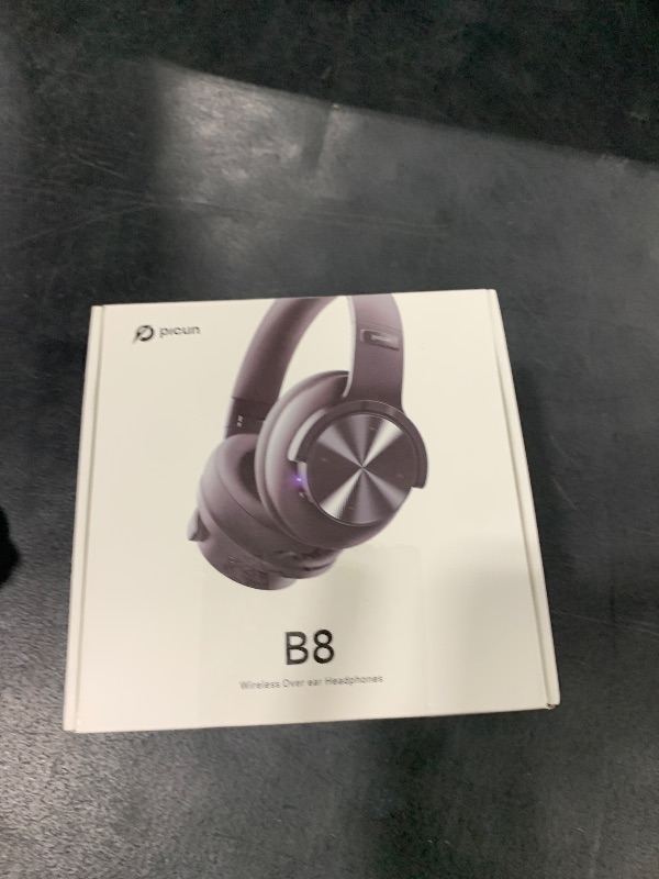 Photo 1 of Picun B8 Bluetooth Headphones, 120H Playtime Headphone Wireless Bluetooth with 3 EQ Modes, Low Latency, Hands-Free Calls, Over Ear Headphones for Travel Home Office Cellphone PC Black
