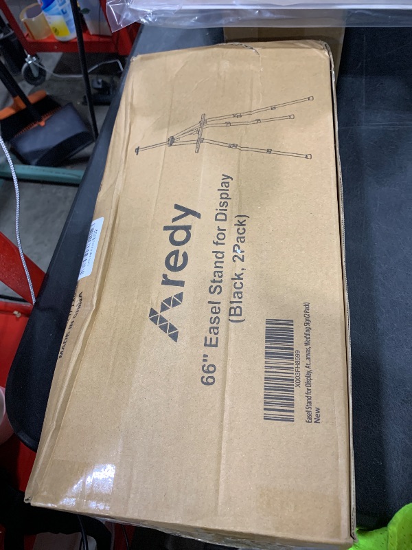Photo 1 of Easels for Painting Canvas, Aredy 66" Art Easel for Drawing, Portable Painting Easel Stand, Metal Table Top Easel (2 Pack)