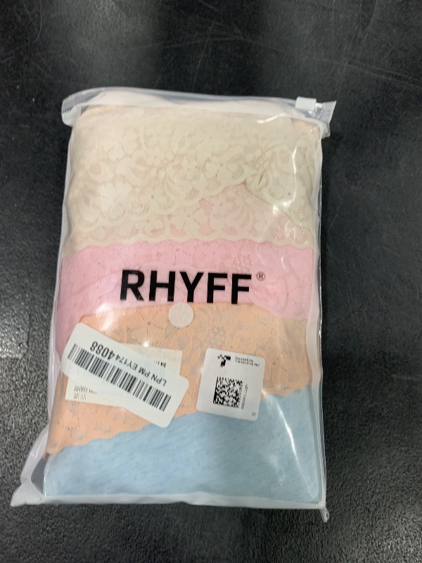 Photo 1 of RHYFF Womens Underwear Cotton Hipster Panties Lace Soft Bikini Panty Ladies Stretch Full Briefs 5 Pack S-XL(R6004XL-Light)