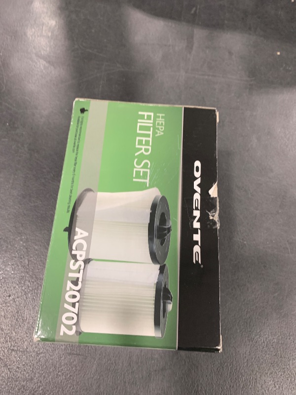 Photo 1 of OVENTE Vacuum Cleaner Replacement Filter Compatible with ST2000 and ST2010 Models (Pack of 1), High Efficiency Cartridge Filter, Reusable, Easy to Install and Removable Vacuum Parts, White ACPST2070