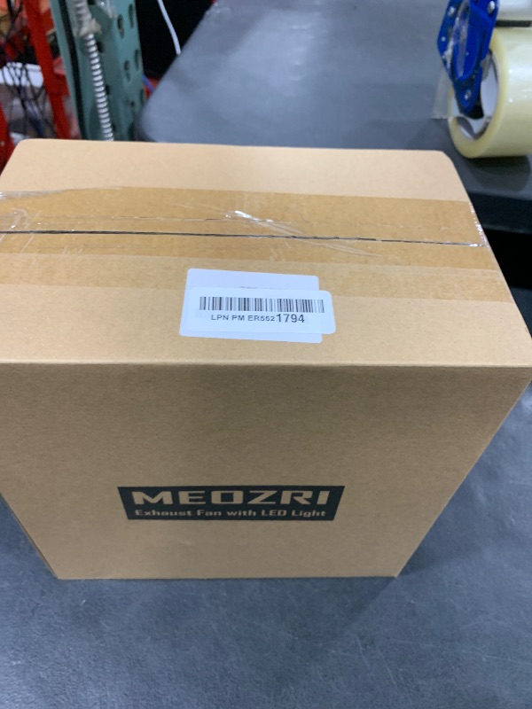 Photo 1 of MEOZRI Bathroom Exhaust Fan with LED Light Ceiling Mount Ventilation Fan 118 CFM 1.0 Sones 4 Inch Duct Quiet Bathroom Vent Fan with Light Combo 5000K for Home Bath Hotel-Squares