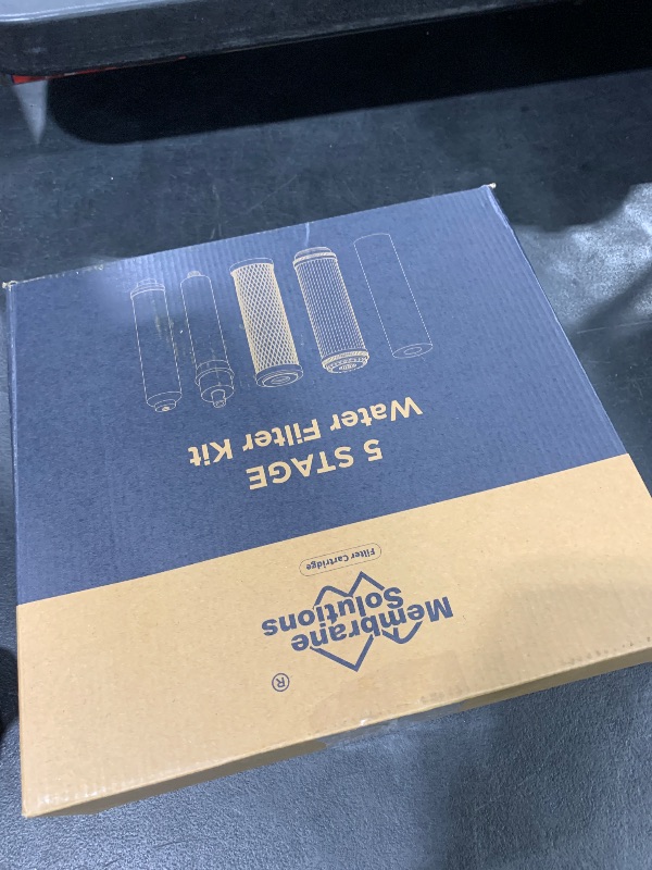 Photo 1 of Membrane Solutions Reverse Osmosis Filter Replacement, 75 GPD Complete Replacement Filter Set For Under Sink 5-Stage Reverse Osmosis Replacement Water Filter System
