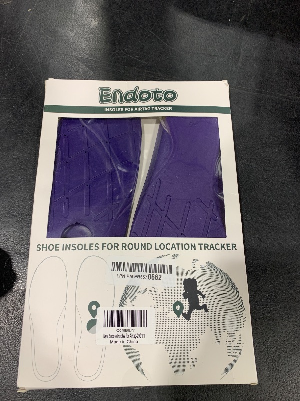 Photo 1 of Endoto Insoles for Airtag Tracking Devise Hidden Holder for Kids Child and Adults, Comfortable Securely Mounted Shoe Inserts for Footwear (US Patent: USD1082268) (275-290mm)