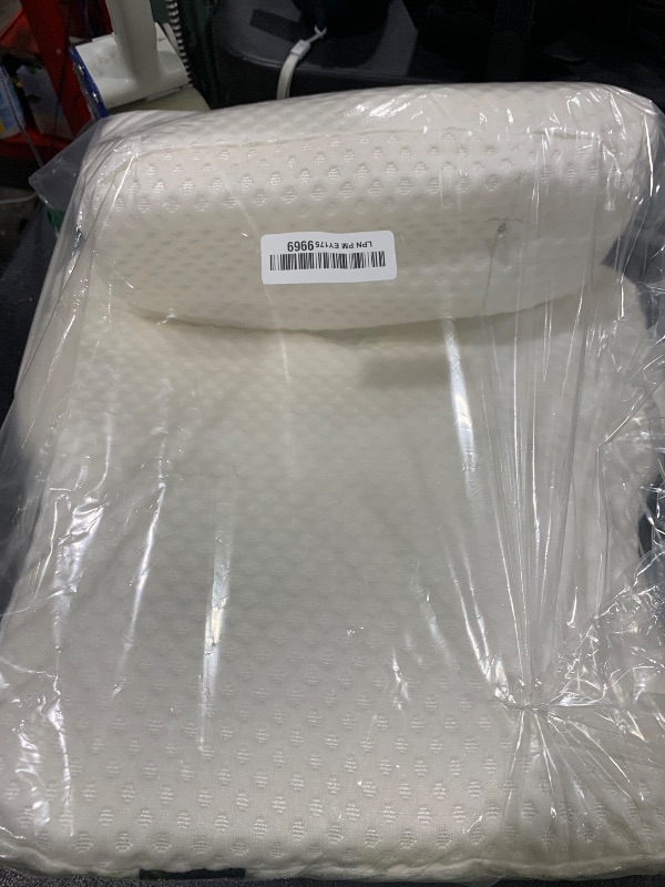 Photo 1 of Osteo Cervical Pillow for Neck Pain Relief, Hollow Design Odorless Memory Foam Pillows with Cooling Case, Adjustable Orthopedic Bed Pillow for Sleeping, Support for Side Back Sleepers